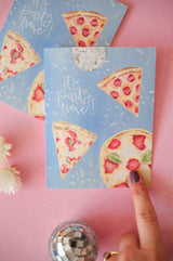 Pizza Birthday Card