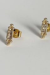 Somewhere Golden Stud Earrings