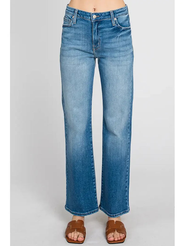 LTJ Venice Mid Rise Straight Jeans