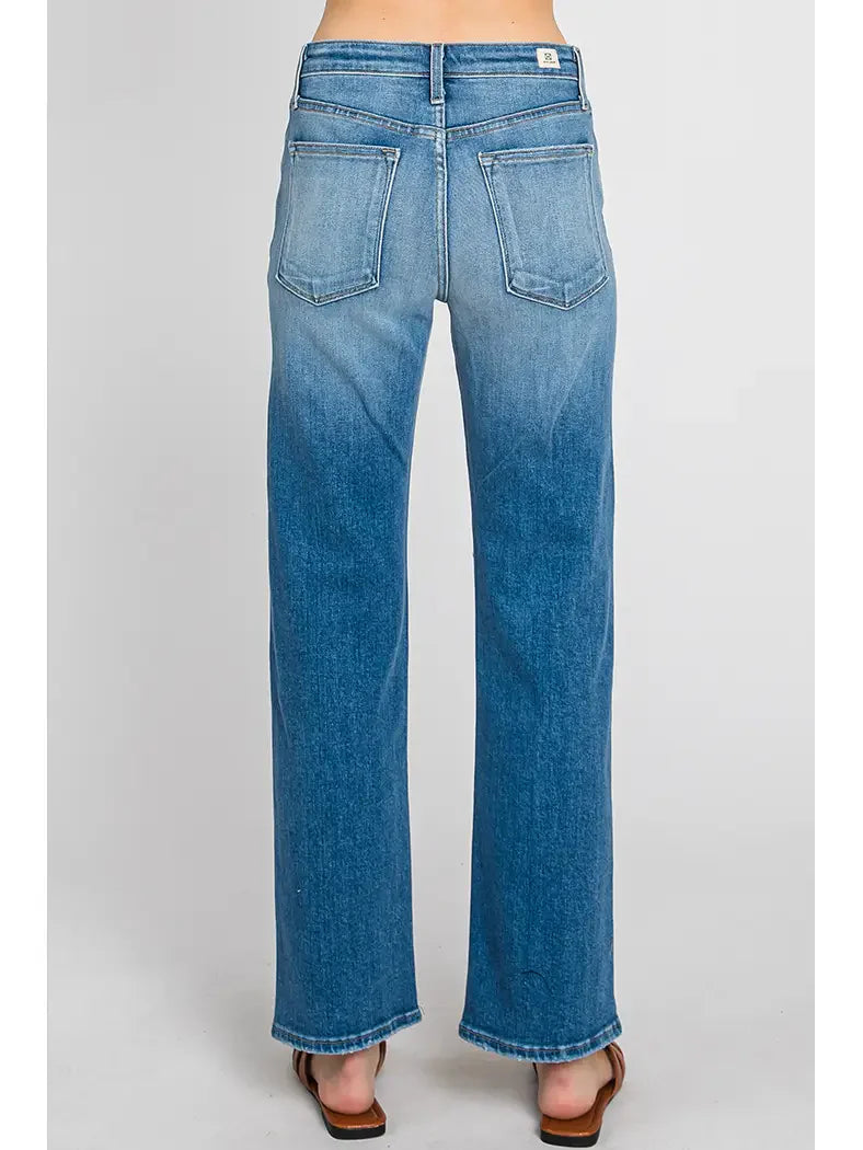 LTJ Venice Mid Rise Straight Jeans