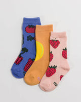 Kids Crew Sock Set of Three 2 Colors!