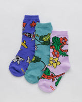 Kids Crew Sock Set of Three 2 Colors!