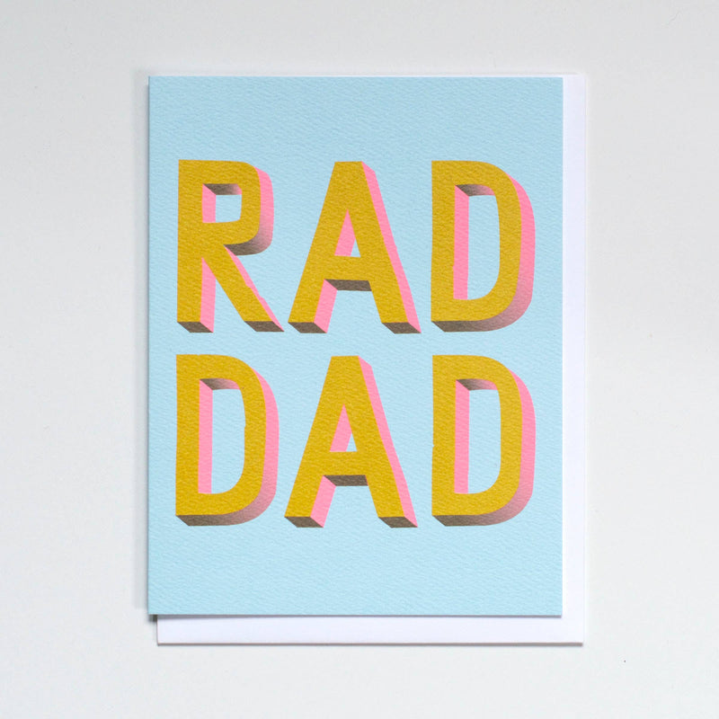 Rad Dad Too Note Card