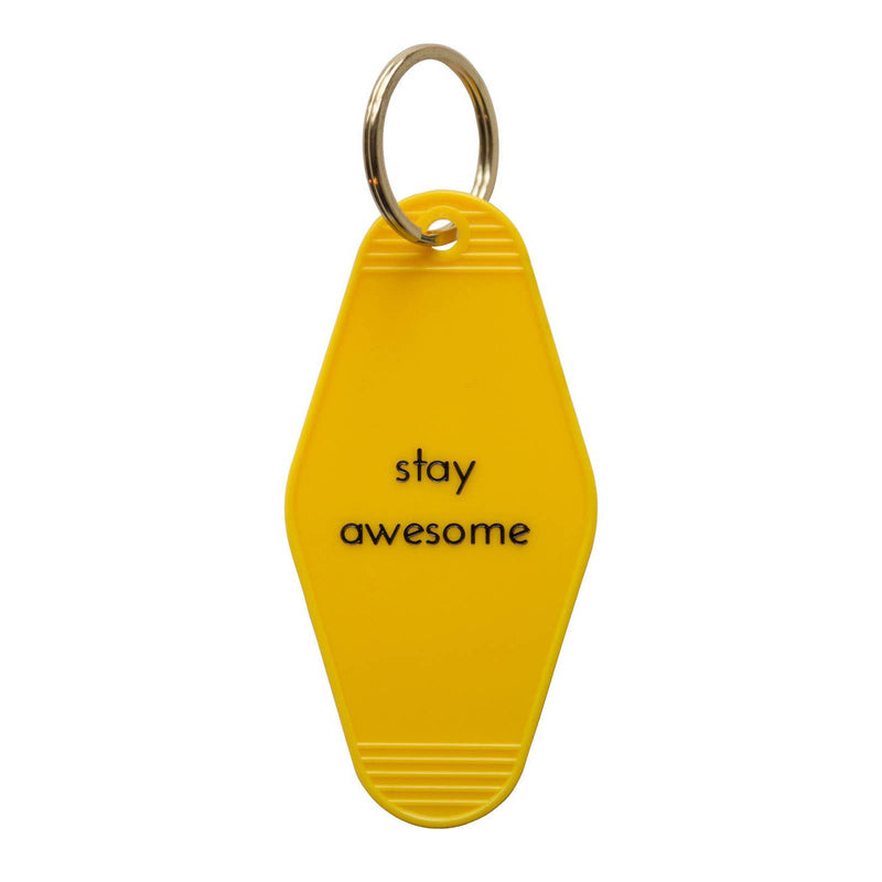 Stay Awesome Motel Key Tag