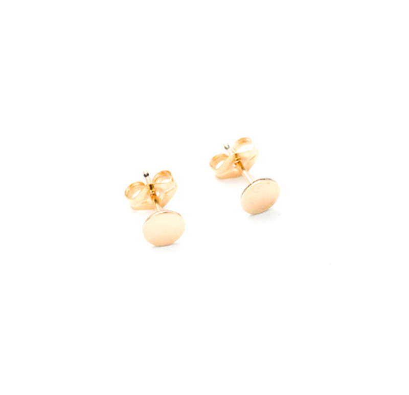 Gold Filled Dot Earrings