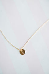 Gold Petite Initial Necklace