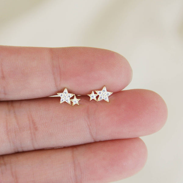 Aria Studs: Gold