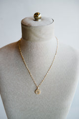 Golden Smiley Necklace