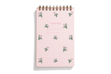 Task Pad Notebook - Strawberry Pattern