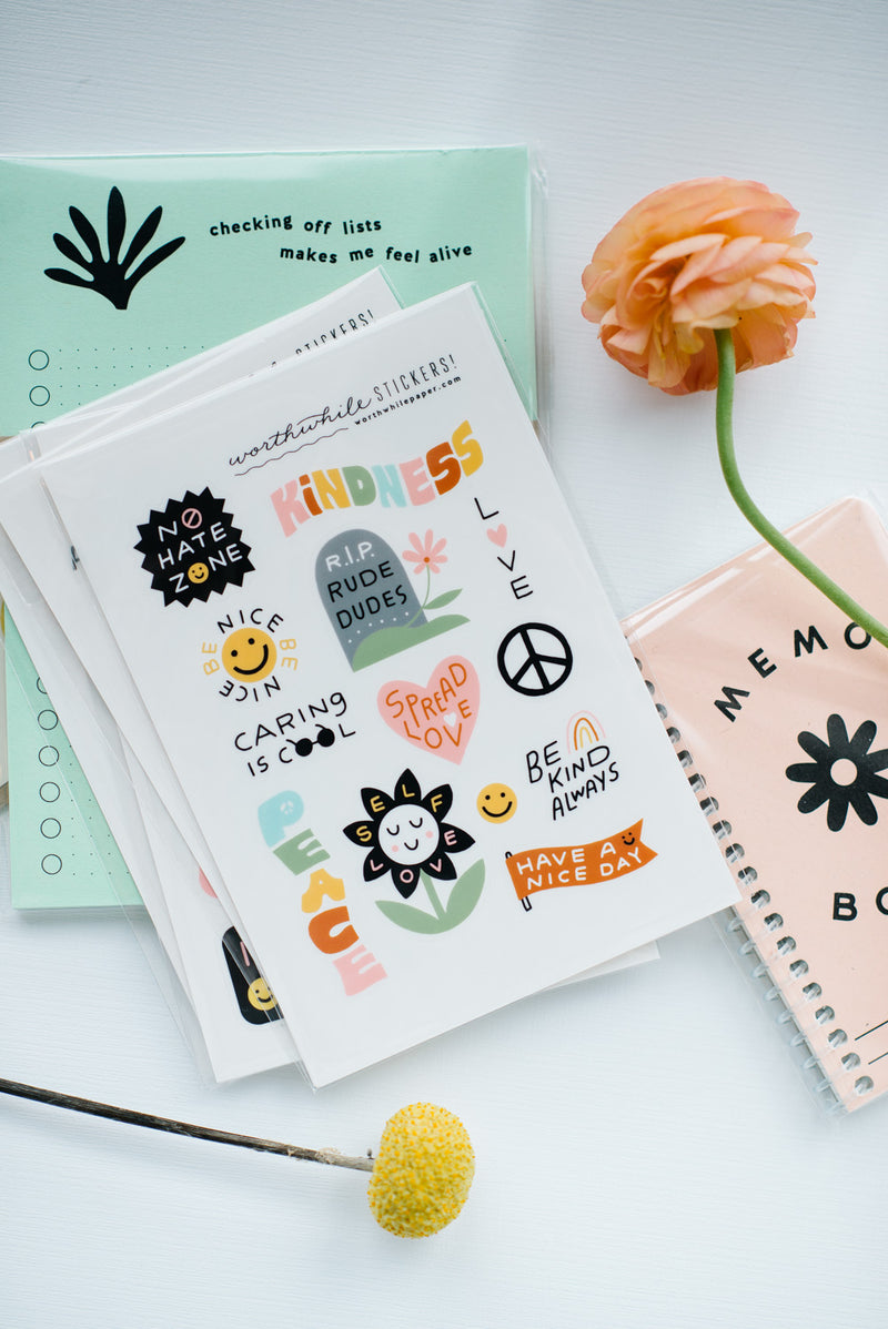 Kindness Sticker Sheets