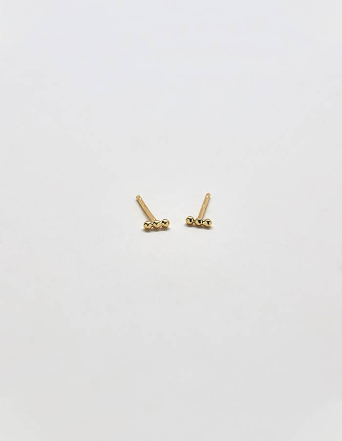 Mini Bead Bar Earring