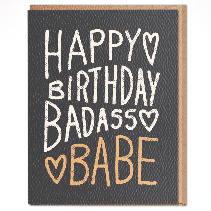 Badass Birthday Card