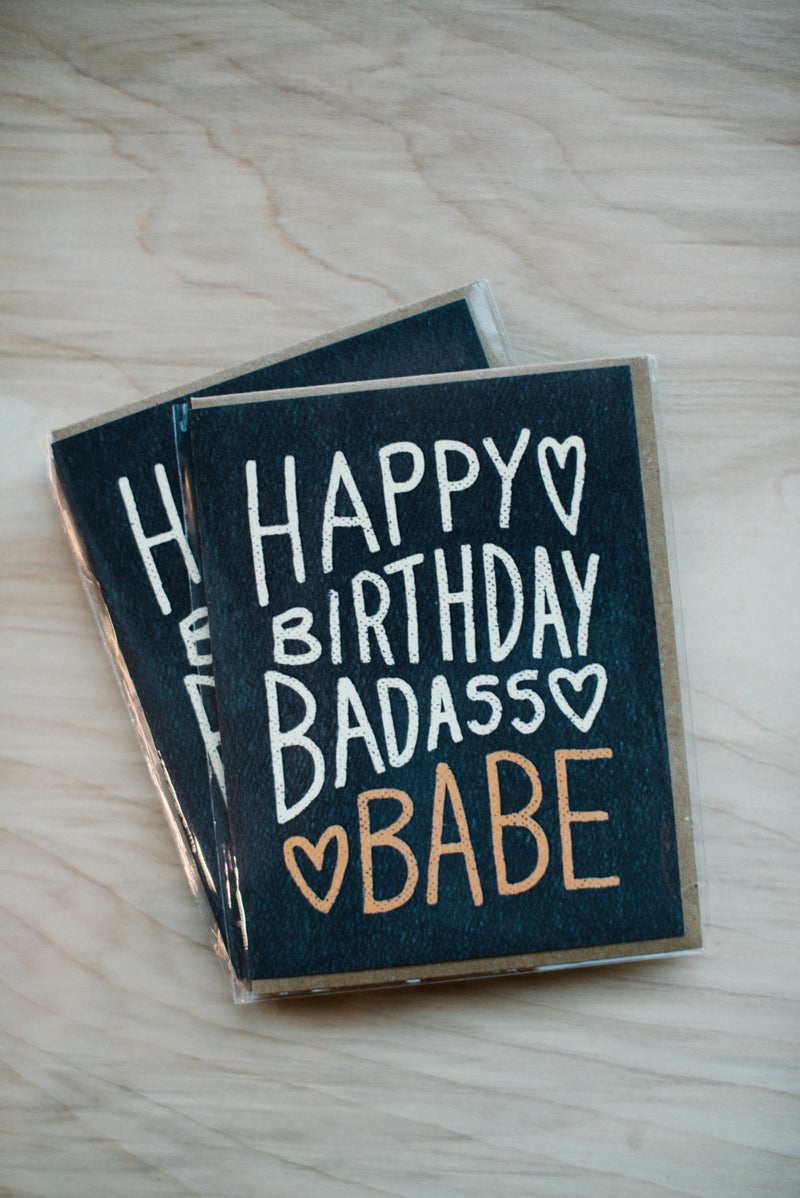 Badass Birthday Card