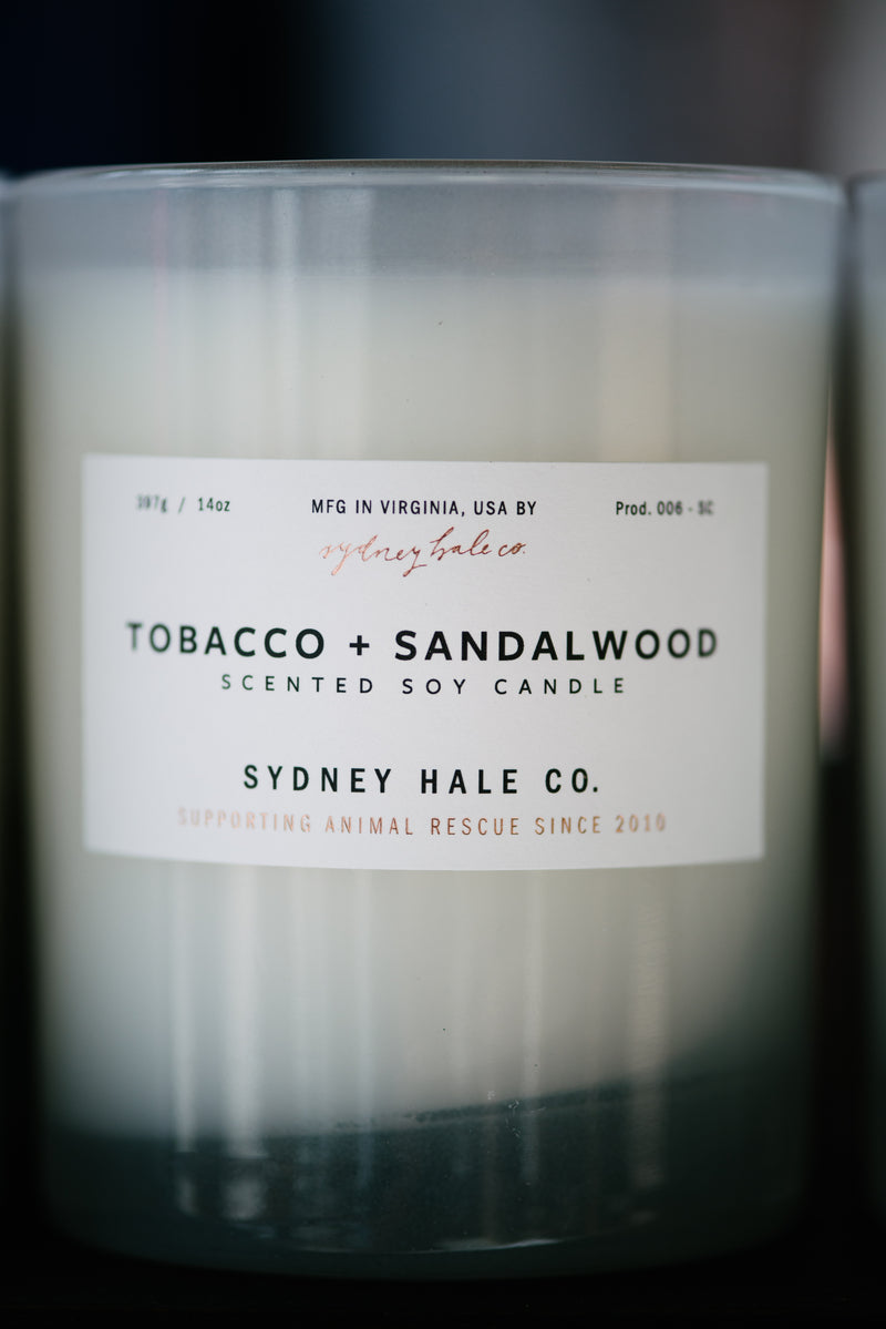 Tobacco + Sandalwood Candle